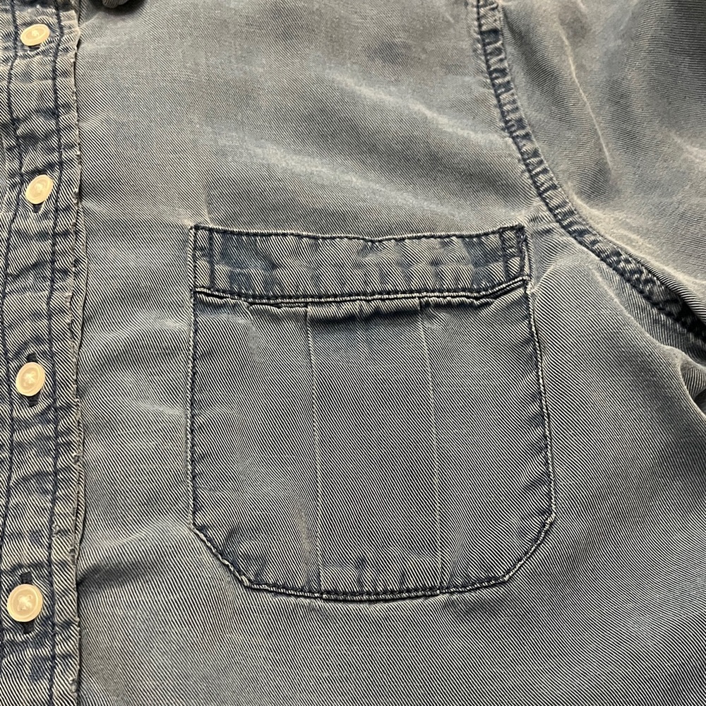 Banana Republic Blue Button-Down Shirt - Picture 4 of 16